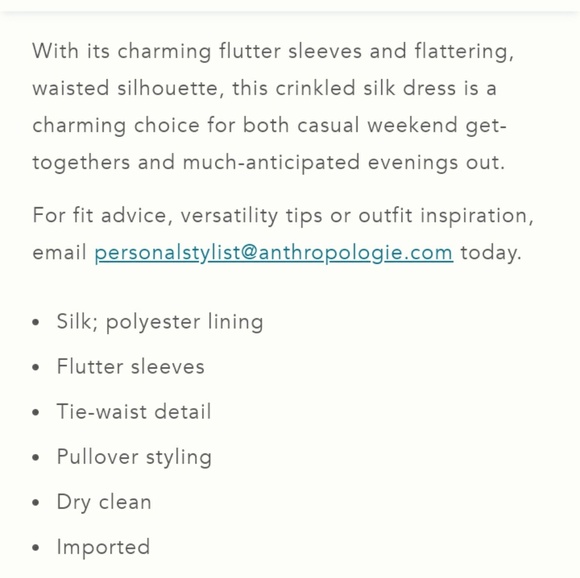 🌻sold🌻 NWT Dolan Ellory Silk Dress - Picture 4 of 8